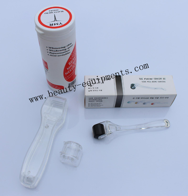 Titanyum iğneler Derma sistemi, cilt gençleştirme mikro iğne silindir tedavi haddeleme