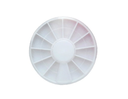 12 cells rotating Nail Art Tools plastic acrylic cosmetic nail art case