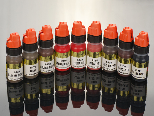 Sağlık 8ml Doğal Kozmetik Mikro Kalıcı Makyaj Pigmentleri 38 Renkli