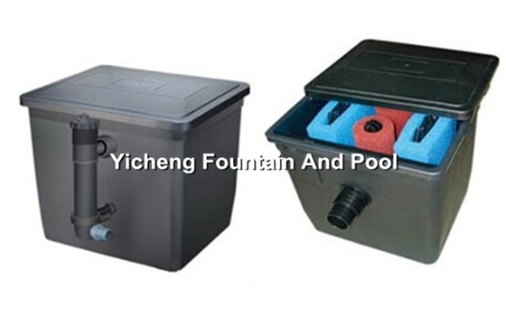 Biological UV Filtration Pond Filter For 4m³ Garden / Fish Ponds 50L Volume