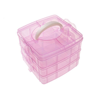Small Durable Nail Art Tool Box , Display portable tool boxes