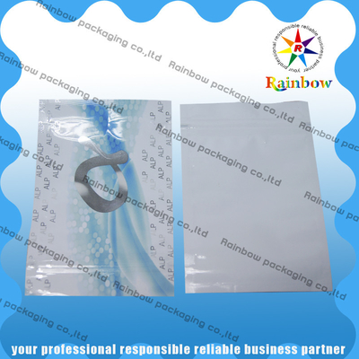 Yüz Maskesi İçin Fermuarlı Mylar Comestic Paketleme Çantası