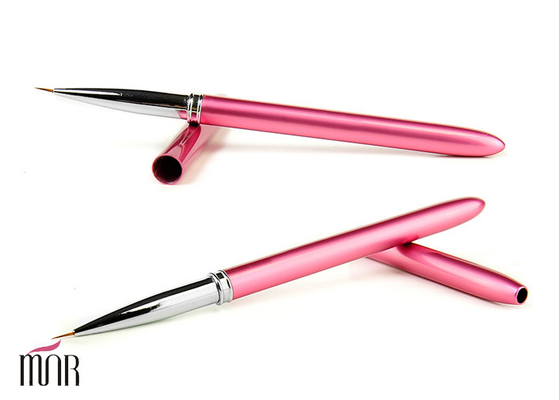 Water Red Nail Art Brushes For Fine Nail Art Work , Painting Flower Pen Design